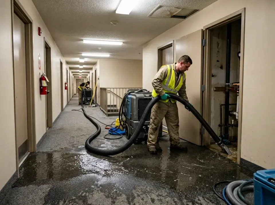 multi-unit-apartment-hallway-f-005 — frequently asked questions, Emergency Burst Pipe Water Extraction & Removal in Loma Lin…